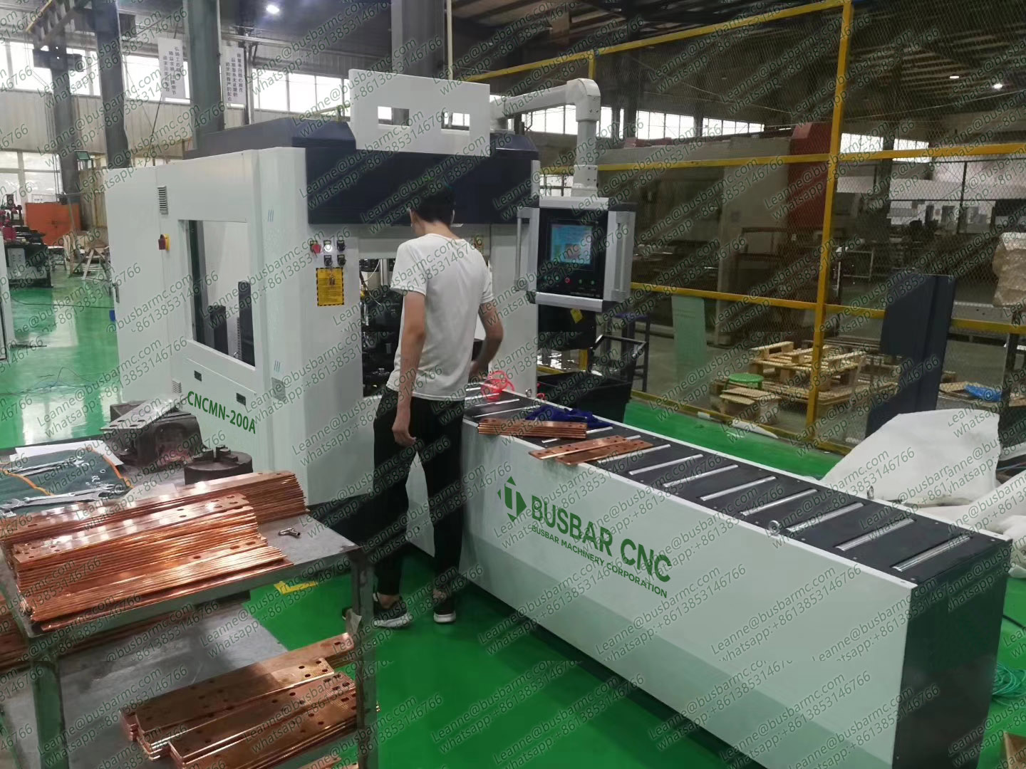 เครื่องลบมุมทองแดง CNC รุ่น LT-CNCMN-200A