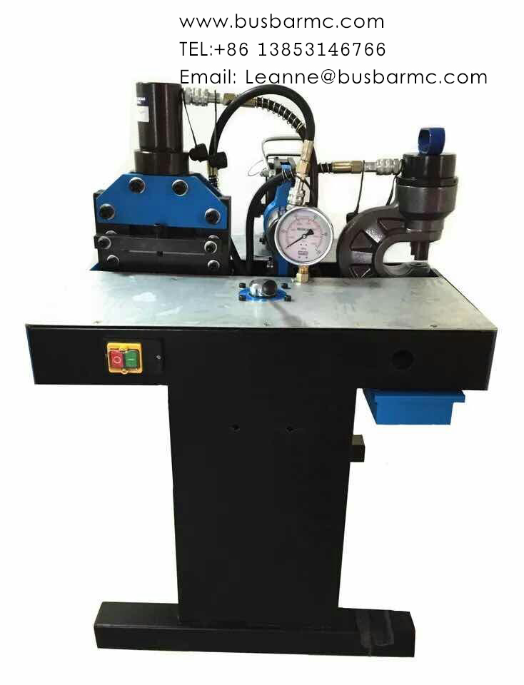 Three Portable Busbar Processing Machines Combined LTMC-30 Copper Busbar Processing
